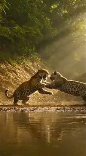 Jaguar vs Leopard Round 2 Who Wins 🐆⚔️🐆 04012026 C9F14