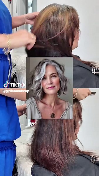 Mami quería un diseño de canas pero no sé qué hacer🫣 ponemos tinte o lo intentamos? #canas #hair #cabello #viral