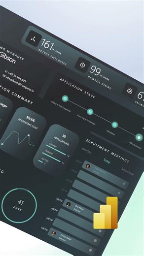 Open positions and Application Funnel Tracking in Power BI | Light or Dark?