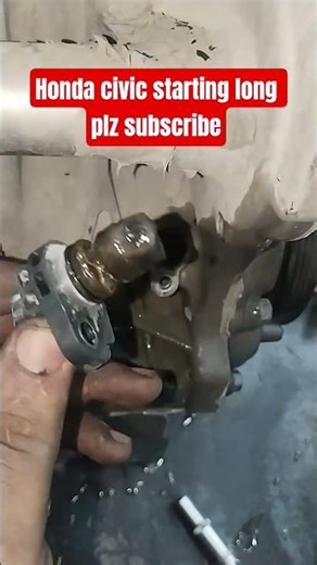 Honda civic starting long crank sensor problem plz subscribe #automobile