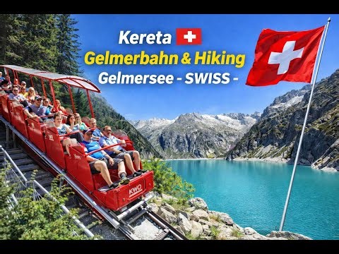 From the Funicular Gerlmerbahn to the Lake 🇨🇭 | Exploring Gelmersee | Petualangan Swiss Part 2