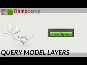 Query Model Layers - Grasshopper 1 - Rhino 8 - Component explained - with examples
