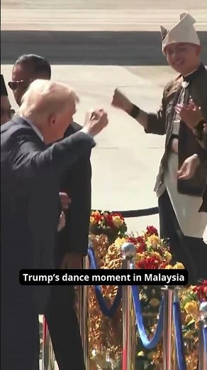 Trump’s dance moment in Malaysia
