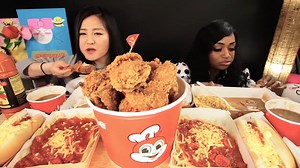 13K views · 420 reactions | Jollibee with HyuneeEats Cre: YTB Bloveslife | Mukbang | Facebook