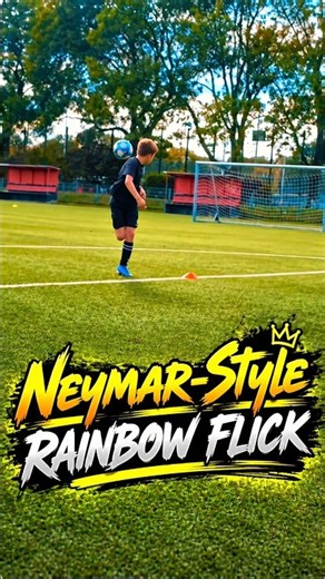 Neymar-Style Rainbow Flick ⚽ Zig-Zag Cone Dribbling Drill ⚽