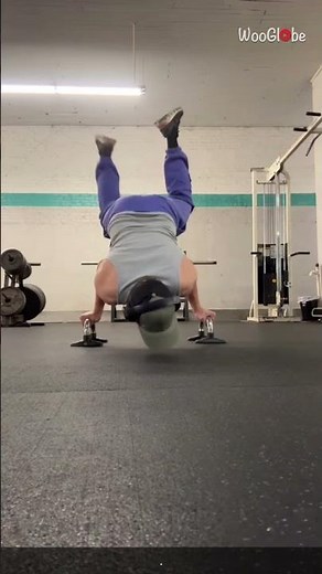 Fitness Fail: Enthusiast's Handstand Ends in Hilarious Crash || WooGlobe