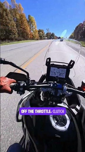 How to change gears on a motorcycle. #biker #motorcycle #moto #bikelife #rider