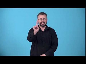 Watch how to sign 'back in a sec' in American Sign Language.