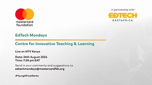 SP: 🚀 How can technology enhance numeracy skills for Kenyan students? Find out on #EdTechMondays, airing on 26th August at 7:30 p.m. on NTV Kenya. We’re bringing you insights and solutions that make a difference! #EdTech254 #YoungAfricaWorks EdTech East Africa Mastercard Foundation Young Africa Works Lilly Bekele-Piper | NTV Kenya