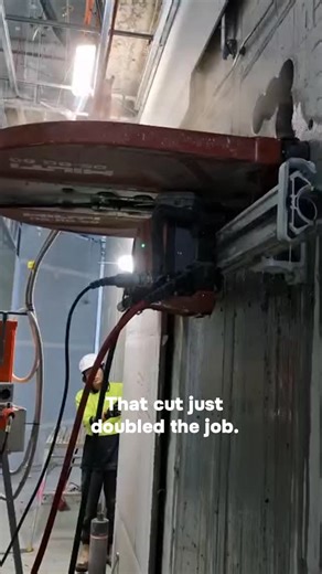 Dust Free | Concrete Cutting on Instagram: "That cut just doubled the job. One rushed decision can turn a clean scope into rework, delays, and added cost. Precision matters from the first cut. Our team is trusted because we don’t cut corners. Every operator is trained to assess — Risk — Plan cuts correctly, and; — Execute work with precision …protecting surrounding structures, project timelines, and site safety. We work seamlessly alongside builders, engineers, and project managers to deliver ou