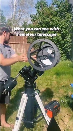 how to take pictures from telescope 🔭 #shorts