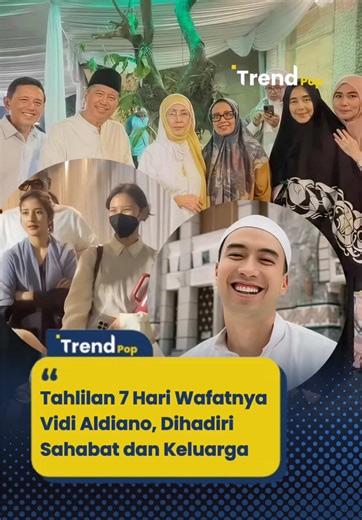 Tahlilan 7 Hari Wafatnya Vidi Aldiano, Dihadiri Sahabat dan Keluarga #tahlilan #wafat #vidialdiano