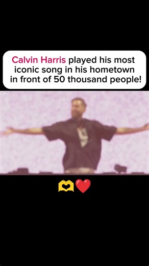 Calvin Harris played the most iconic song🫶❤️‍🩹❤️🎵 #calvinharris #calvinharristypebeat #music