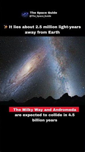 Andromeda vs Milky Way: The Cosmic Collision That Will Change Everything! 🌌😱 #trending#viral#shorts