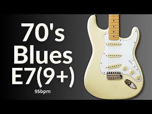 Hendrix-style Blues Guitar Backing Track in E Major E7(9+)