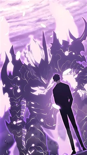 Sung Jinwoo Meets Shadow Army Leader Bellion 🤯✨ I Solo Leveling #sololeveling #anime #manhwa