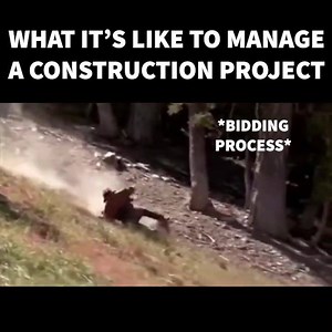 Some of these projects are a whirlwind from start to finish, for real 🤣. Grab on tight to those little roots when you can find them. | Construction Junkie