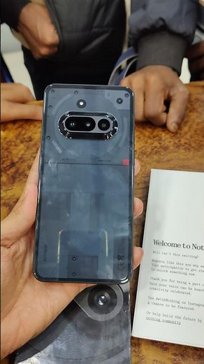 nothing phone 3A unboxing