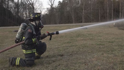 Sevier County firefighters helping Pittman Center Volunteer Fire Department as they experience a volunteer shortage