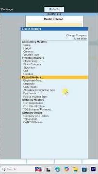 payroll category not showing in tally prime #asgroup #shorts