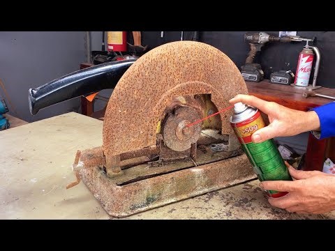 Complete Restoration of an Old Rusty Metal Cutting Machine // Restore Electric Cutter Metal