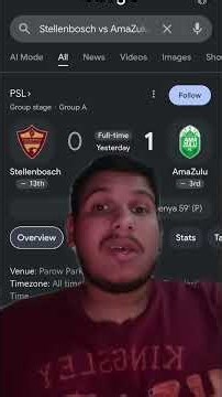 Stellenbosch vs AmaZulu Review!!! #psl #betwaypremiership #stellenbosch #amazulu #altaafpillay