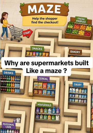 Why Supermarkets Are Built Like Mazes