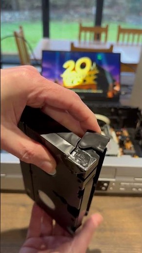 VHS tape not staying in? Top tip 40 years too late!