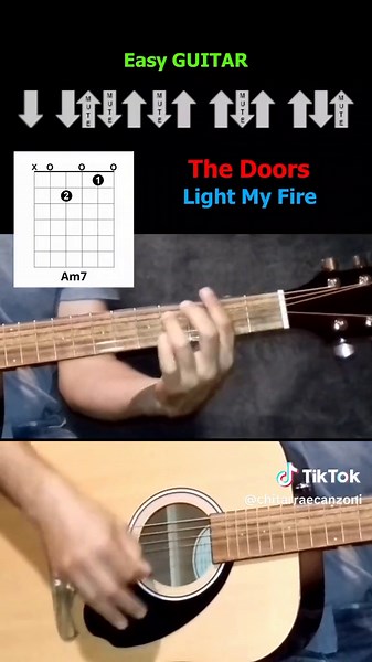 The Doors Light My Fire Easy Guitar Tutorial for Beginners