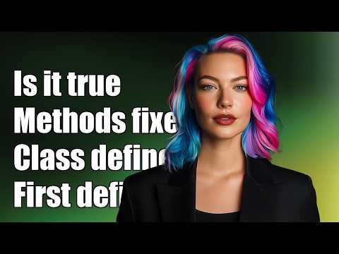 Is it true that "The set of methods, however, is fixed when the class is first defined"?