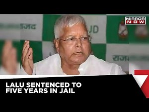 Fodder Scam | Lalu Yadav Sentenced Sentenced To Five Years In Jail | Latest News Updates