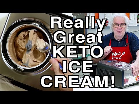 KETO Ice Cream - Plus Cuisinart Ice Cream Machine 1st Use!!!
