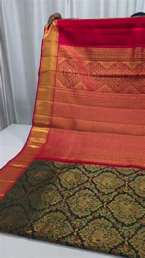 ☝️ High-quality latest pure Kanjeevaram saree, 4-card weaving@savishta_silks