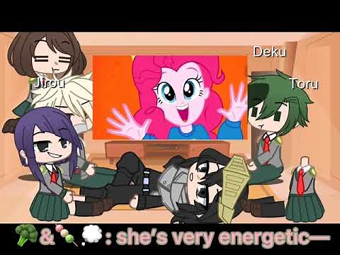 Mha react to MLP EG (Equestria girls) Cafeteria Sing || xRxblx BaconGirl_x|| motivation lost ;-;