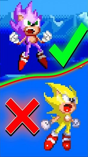 This NEW Sonic's Sprites ARE AMAZING! ✨ Shorlets s1/cd sonic ✨ Sonic 3 A.I.R. Mods Shorts