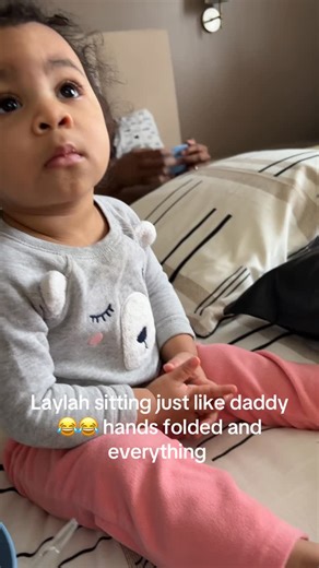 Laylah & Aaliyah Barton on Instagram: "she is dada’s twin!!❤️ such a old soul😍 #explorepage #daddyslittlegirls #reelsinstagram #toddlerofinstagram #dadanddaughter"