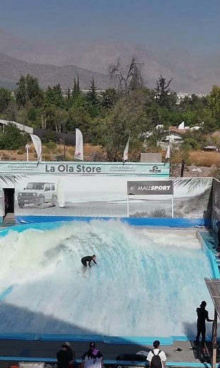 Fail on the FlowRider Barrel Ten at LaOla Santiago Wave House Surf Machine