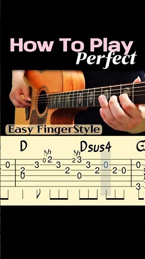 Learn Perfect in 15 sec🔥Easy TABㅣEd Sheeran
