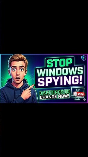 Stop Being Tracked! Change These 3 Windows Settings NOW 🛑