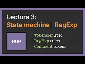 Building a Parser from scratch. Lecture [3/18]: From State Machines to Regular Expressions