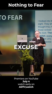 God has entrusted His final message to a remnant people—those with the greatest access to truth in history. But how are we responding? Are we rejecting the jewels of truth simply because they’re inconvenient, unpopular, or uncomfortable? This message is a heart-searching call to examine what we’ve accepted… and what we’ve cast aside. Watch the presentation early and ad free on ADtv.watch: https://adtv.watch/ad-series-will-the-real-adventist-please-stand-up-wendy-goubej/part-4-nothing-to-fear-wen