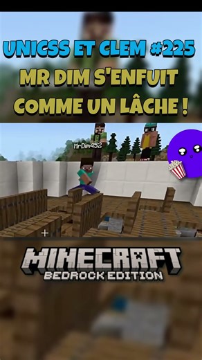 MR DIM S'ENFUIT COMME UN LÂCHE (Unicss et Clem #225) #humour #gaming #memes #drole #funny