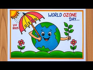 World Ozone Day Drawing |Save Ozone Layerdrawing |Ozone Day Poster Drawing |EasyPoster Idea