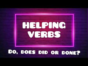 Do, Does, Did or Done| Spoken English| Helping Verb in English|Do does did uses in English grammar