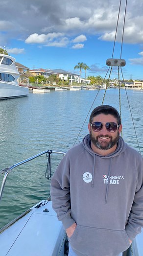 Peter had four seasons in one day during his private lesson. Here he's conquering good old #sylvaniawaters #sydney #sailing #sailingschool | Aussea Sailing School