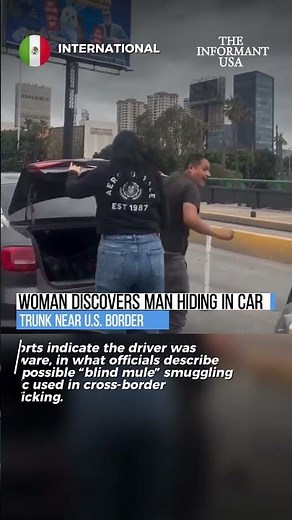 😳 Viral Border Incident Exposes “Blind Mule” Smuggling Tactic