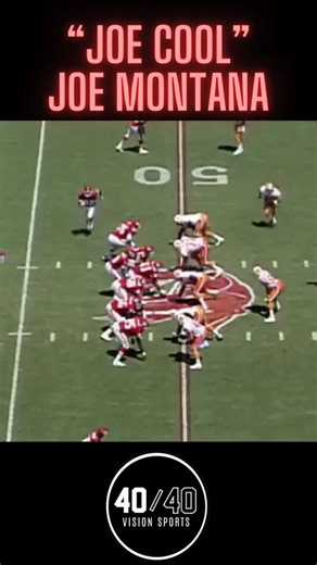 Joe Montana turned the two-minute drill into an art form. | 40/40 Vision Sports