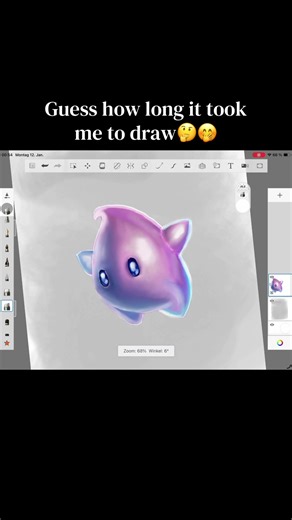 Luma (Super Mario Galaxy)-When you understand how color theory works. Chilhood feeling. Drawing and coloring cute things. Sketchbook iPad @apple @whatthejokee #draw #color #fyp #viral #nintendo