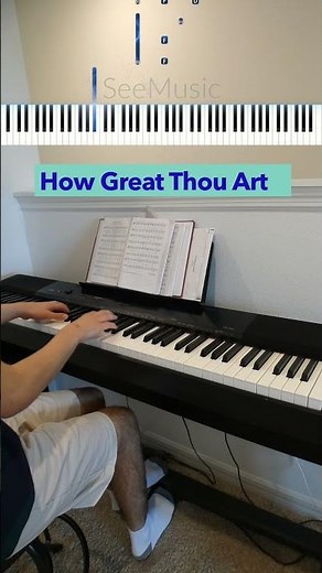 How to Play How Great Thou Art (Easy Piano Tutorial) #howtoplaypiano #pianomusic #hymns