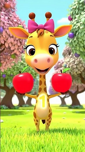Gigi Giraffe’s Apple Tower | Target Number Addition for Kids | Fun Preschool Math Story
